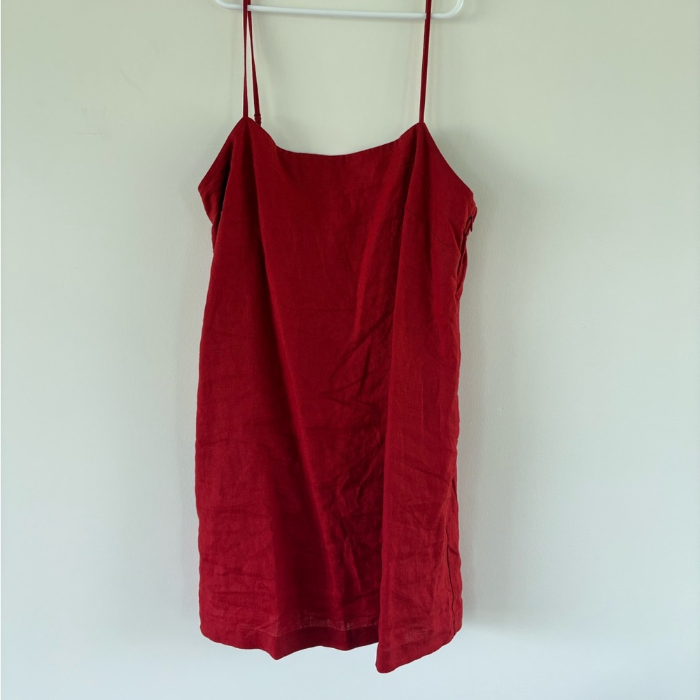 QUINCE linen skort